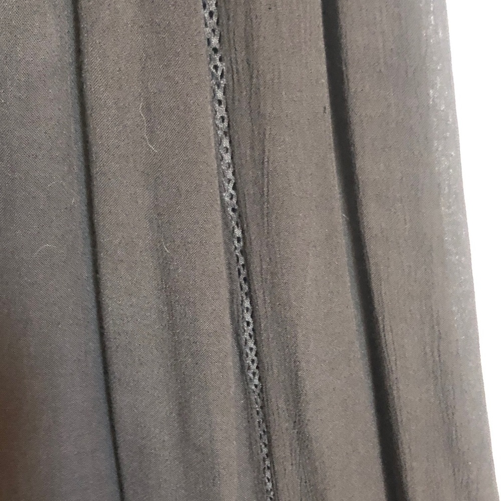 MOSSIMO & YOUNG USA size L black crinkle & floral maxi sun summer dresses - Picture 6 of 15